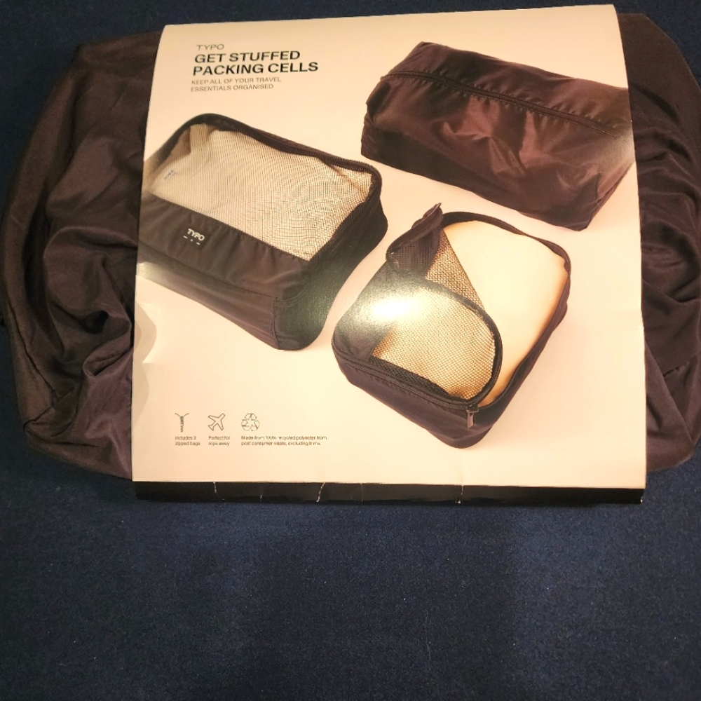 🖤NWT🖤 Luggage organizer/set of 3 zippered pouches